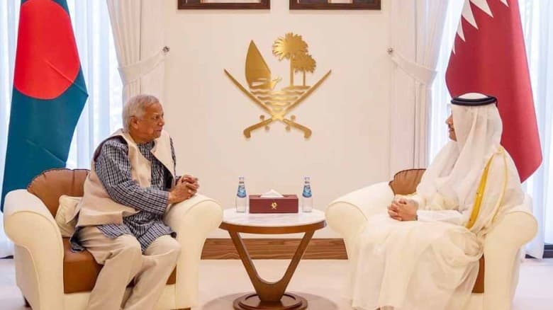 বাংলাদেশ পুনর্গঠনে সব ধরনের সহায়তার আশ্বাস কাতারের প্রধানমন্ত্রীর